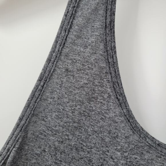 Nike Dri-Fit Womens Tank Top XS Gray Just Do It Graphic Racer Back Activewear - Picture 6 of 12